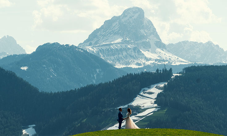 Vista sulle montagne